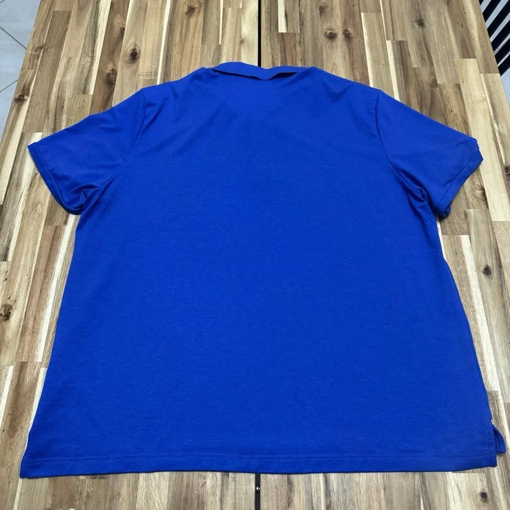 Florida Gators Polo Shirt Mens 2XL Blue Jordan College Football DriFit Collared